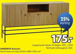 Jysk Hemdrup dressoir aanbieding
