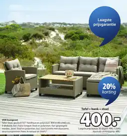 Jysk Ven loungeset aanbieding