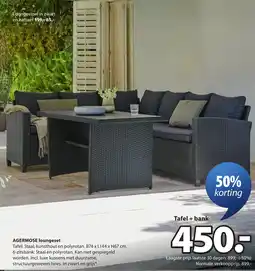 Jysk Agermose loungeset aanbieding