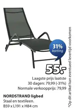 Jysk Nordstrand ligbed aanbieding