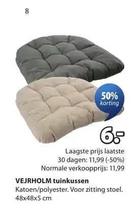 Jysk Vejrholm tuinkussen aanbieding
