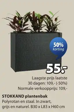 Jysk Stokkand plantenbak aanbieding