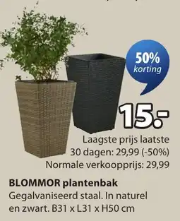 Jysk Blommor plantenbak aanbieding