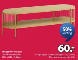 Jysk Sneslev tv-meubel aanbieding
