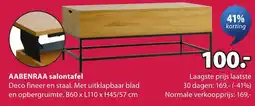 Jysk Aabenraa salontafel aanbieding