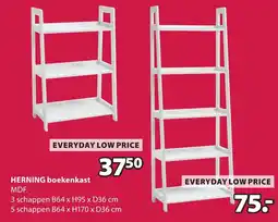 Jysk Herning boekenkast aanbieding