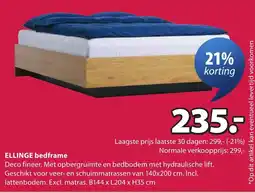 Jysk Ellinge bedframe aanbieding