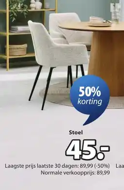 Jysk Stoel aanbieding