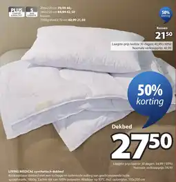 Jysk Living medical synthetisch dekbed aanbieding