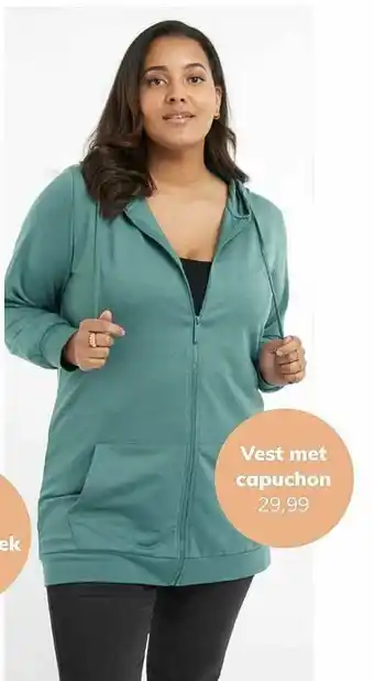 MS Mode Vest Met Capuchon aanbieding