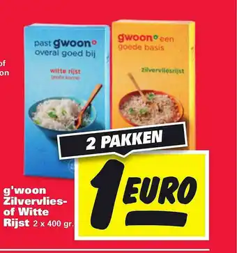 Nettorama G'woon Zilvervlies- Of Witte Rijst aanbieding