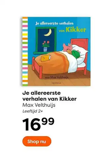 The Read Shop Je Allereerste Verhalen Van Kikker Max Velthuijs aanbieding