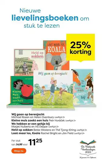 The Read Shop Wij Gaan Op Berenjacht Michael Rosen En Helen Oxenbury, Kleine Muis Zoekt Een Huis Petr Horáček, We Hebben Er Een Geitje Bij  aanbieding