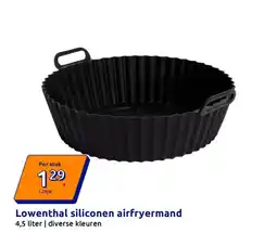 Action Lowenthal siliconen airfryermand aanbieding