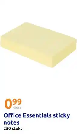 Action Office Essentials sticky notes aanbieding