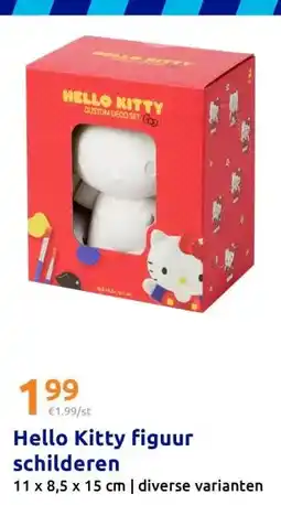 Action Hello Kitty figuur schilderen aanbieding