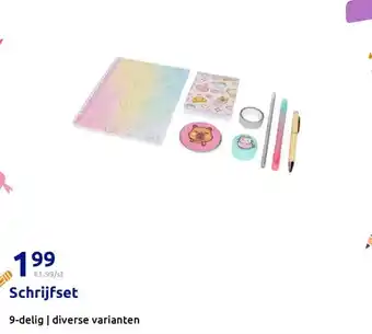 Action Schrijfset aanbieding