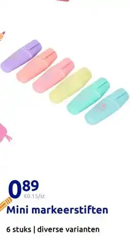 Action Mini markeerstiften aanbieding