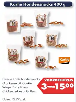 Huisdier Voordeelshop Karlie Hondensnacks aanbieding