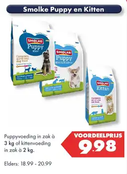 Huisdier Voordeelshop Smolke Puppy en Kitten aanbieding