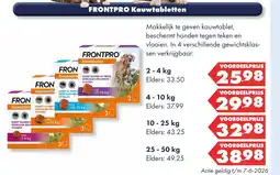 Huisdier Voordeelshop Frontpro kauwtabletten aanbieding