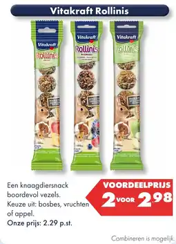 Huisdier Voordeelshop Vitakraft Rollinis aanbieding