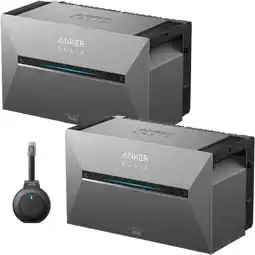 MediaMarkt Anker Solix 2 X Solarbanks 3 E2700 Pro + P1 Meter Powerbank Emobility Bundle aanbieding