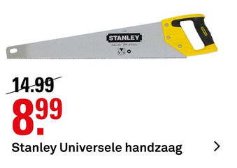 Karwei Stanley Universele handzaag aanbieding