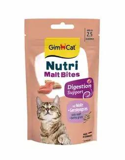 Pets Place Gimcat Nutri Kitten Bites - Kattensnack - Melk 40 g aanbieding