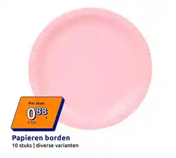Action Papieren borden aanbieding
