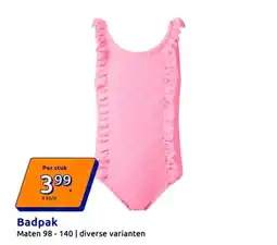 Action Badpak aanbieding