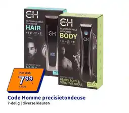 Action Code Homme precisietondeuse aanbieding
