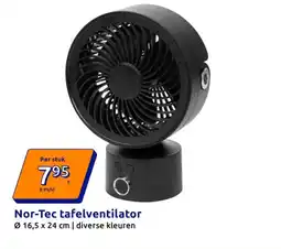 Action Nor-Tec tafelventilator aanbieding