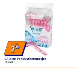 Action Gillette Venus scheermesjes aanbieding