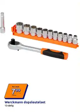 Action Werckmann dopsleutelset aanbieding