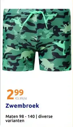 Action Zwembroek aanbieding