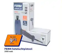 Action FERM heteluchtpistool aanbieding