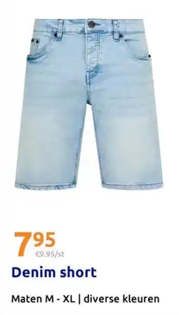 Action Denim short aanbieding
