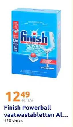 Action Finish Powerball vaatwastabletten Al aanbieding