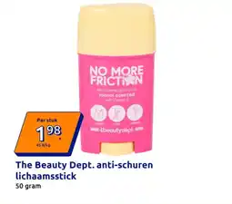 Action The Beauty Dept. anti-schuren lichaamsstick aanbieding