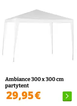 Obelink Ambiance 300 x 300 cm partytent aanbieding