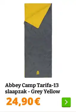 Obelink Abbey Camp Tarifa-13 slaapzak - Grey Yellow aanbieding