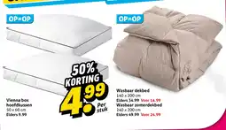 Hoogvliet Vienna box hoofdkussen aanbieding