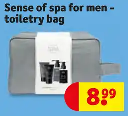 Kruidvat Sense of Spa for Men Toiletry Bag aanbieding