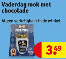 Kruidvat Vaderdag Mok met Chocolade aanbieding