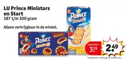 Kruidvat LU Prince Ministars en Start aanbieding
