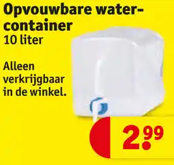 Kruidvat Opvouwbare Watercontainer aanbieding