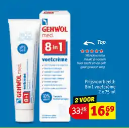Kruidvat GEHWOL voetcrème aanbieding