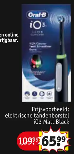 Kruidvat Oral-B elektrische tandenborstel aanbieding