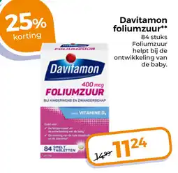 Trekpleister Davitamon foliumzuur aanbieding